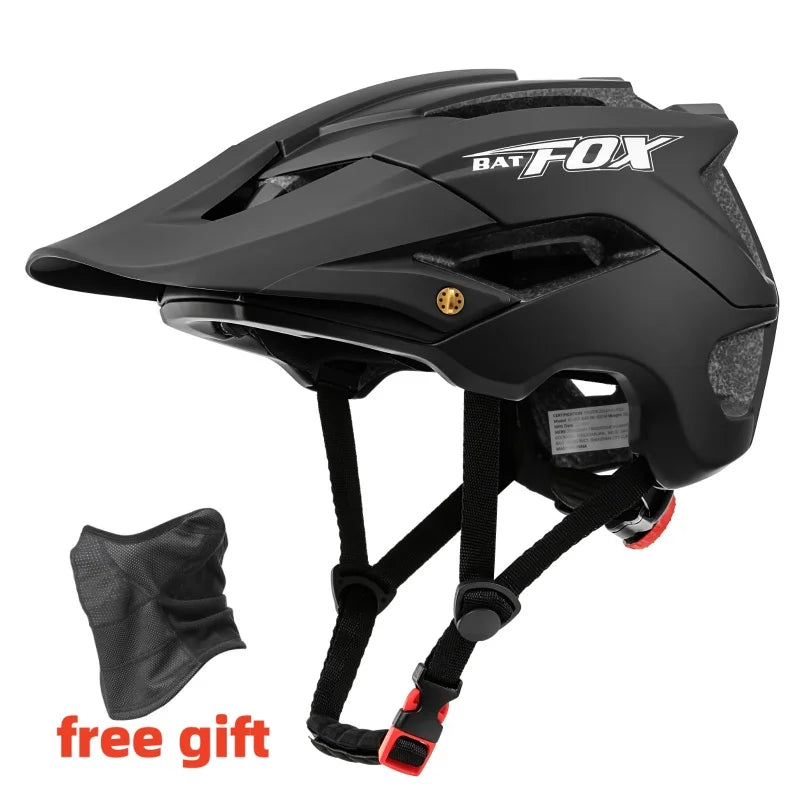 BATFOX MTB Helm Radfahren Herren Fahrradhelm Casco Bicicleta Ultralight Racing Speedframe Mountain Road Fahrradhelme