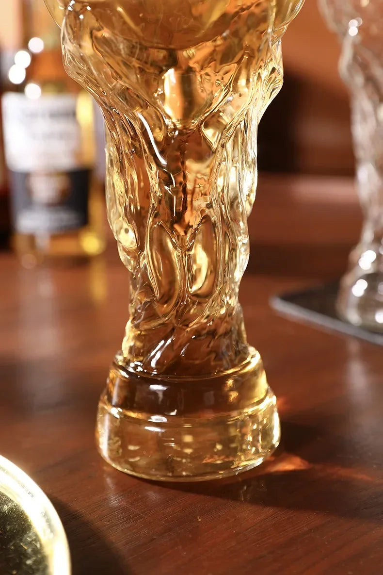 Bierglas-Kaffeebecher, Trophäenform, Komfort mit markanter Textur, Bierkrug, geeignet für Familientreffen