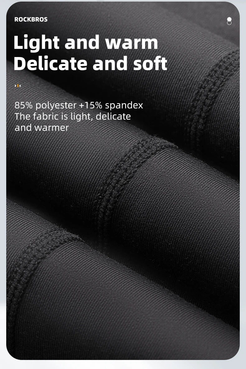 ROCKBROS Winter Warm halten Radfahren Gesichtsmaske Fleece Wandern Camping Ski Sturmhaube Halstuch Winddicht MTB Rennrad Fahrradmaske