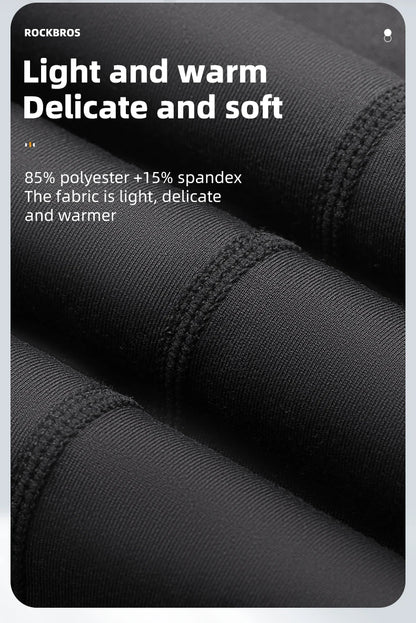 ROCKBROS Winter Warm halten Radfahren Gesichtsmaske Fleece Wandern Camping Ski Sturmhaube Halstuch Winddicht MTB Rennrad Fahrradmaske