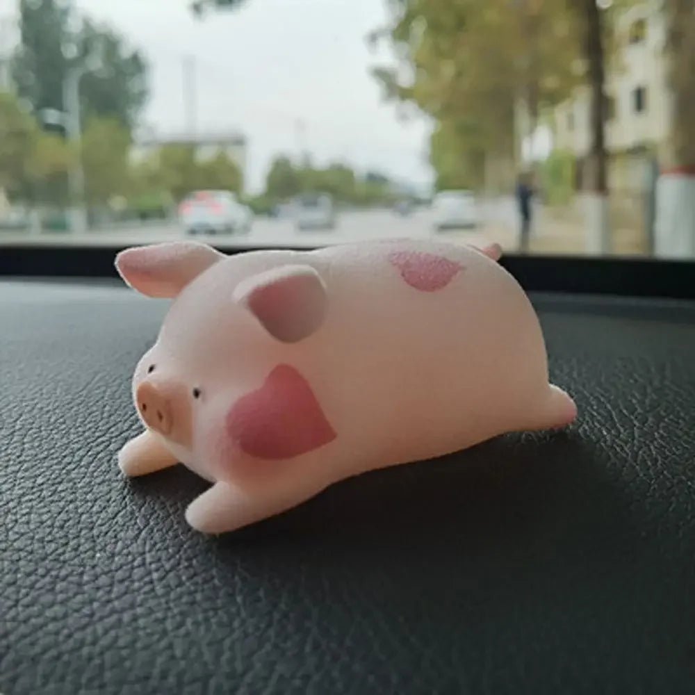 Desktop Decor Nette Lustige Spielzeug Ornament Anime Puppe Schwein Auto Dekoration Glück Piggy Hängen Auto Anhänger Rosa Pigger Ornament