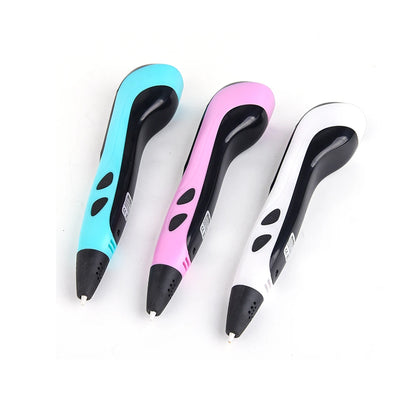 3D-Druckstift DIY Stifte 3D-Stift für Kinder Kinder kreative Kinder Geburtstags geschenk mit Pla Filament tragbare Reise Fall neu