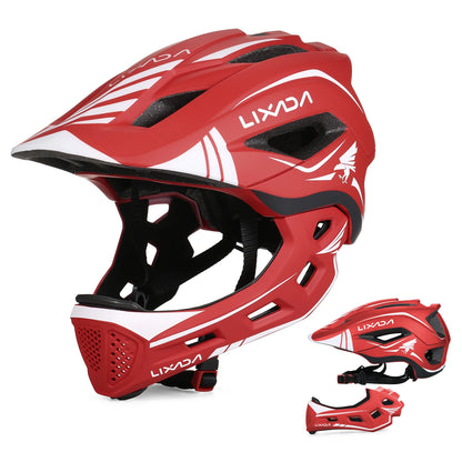 Lixada Integralhelm für Kinder, abnehmbarer Kinder-Sport-Sicherheits-Fahrradhelm, Schutzausrüstung für Radfahren, Skateboarden, Rollschuhlaufen