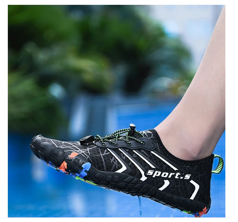 Sommer Unisex Schwimmen Sport Wasser Schuhe für Männer Im Freien Schnell trocknend Atmungs Strand Schuhe Frauen Waten Schuhe Große