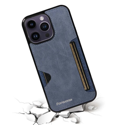 Retro-Kartenhalter-Handyhülle für iPhone 17 16 15 14 13 12 11 Pro Max 16E Air XS XR SE 7 8 Plus Business Wallet PU-Lederhülle