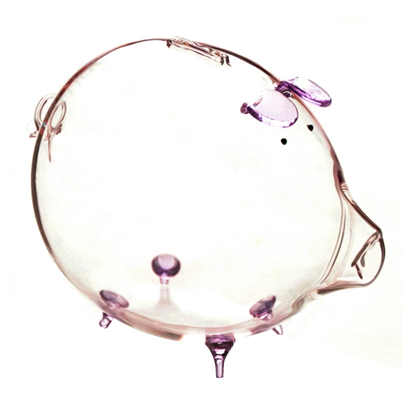 Schwein Piggy Bank Geld Boxen Münze Sparen Box Nette Transparent Glas Souvenir Geburt, münze Banken Geld Sparen Box für Kinder, Jungen