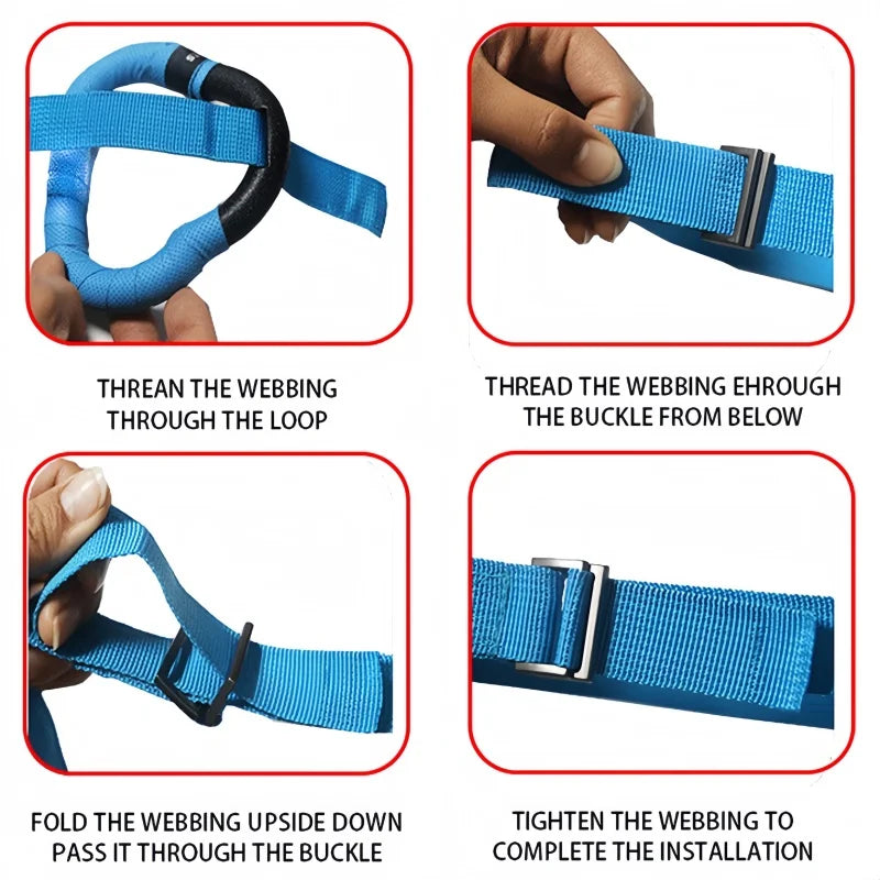 Gymnastikringe für Kinder, Sportspielzeug, rutschfeste Gymnastikringe mit Schaukel, verstellbare Riemen, Klimmzug, Workout, Gymnastik, Fitnessgeräte, Spielzeug