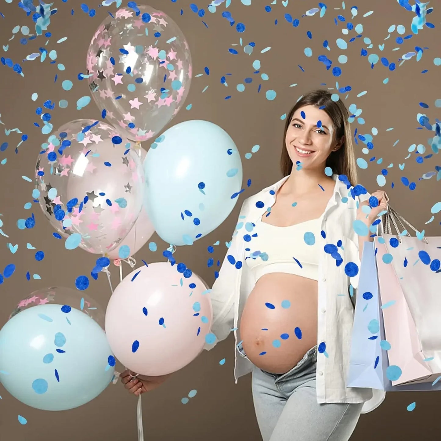 4 Packungen goldene Konfetti-Kanonen, Feier, Feuerwerk, Kanone, Konfetti, Popper, Handheld, Abschlussfeier, Weihnachten, Geburtstag, Hochzeit, Party-Versorgung