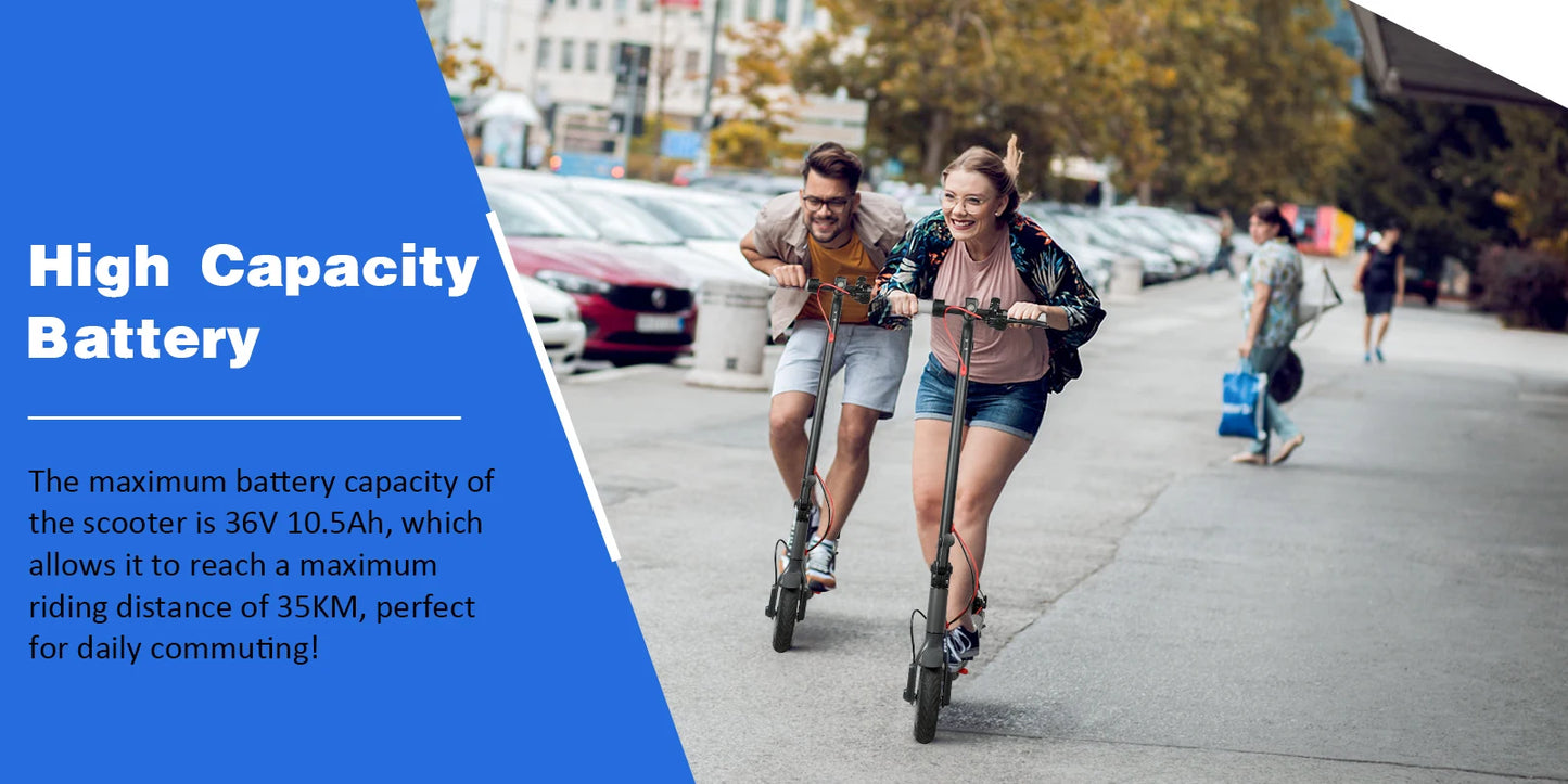 ES80/M365 X1 Elektroroller 36V 10,5Ah 500W Motor 35KM große Reichweite 31KM/H 8,5 Zoll Vollreifen faltbar Smart APP EScooter