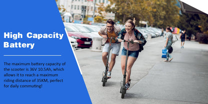 ES80/M365 X1 Elektroroller 36V 10,5Ah 500W Motor 35KM große Reichweite 31KM/H 8,5 Zoll Vollreifen faltbar Smart APP EScooter