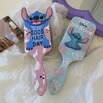 Miniso Animation Lilo & Stitch Kamm Serie Cartoon Stitch Peripherie Luftkissen Massagekamm Kinder Mädchen Student Kamm