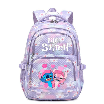 Lilo Stitch Wasserdichter Rucksack mit großem Fassungsvermögen für Damen und Mädchen, Tagesrucksack, leichte Schultasche, lässiger Reiserucksack