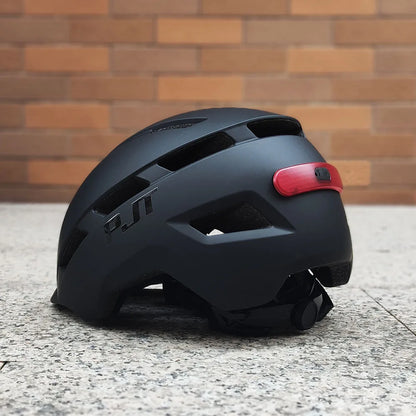 PJT Neuer Fahrradhelm In-Mold Mountain Road USB wiederaufladbar Rücklicht Fahrradhelm Sport sicherer Hut MTB Fahrradhelm