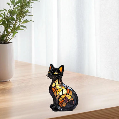 3D süße Katze magische bunte Dekor LED-Licht USB-betrieben langlebige Dekoration für Schlafzimmer Schreibtisch Home Office 3D dreidimensionales Design