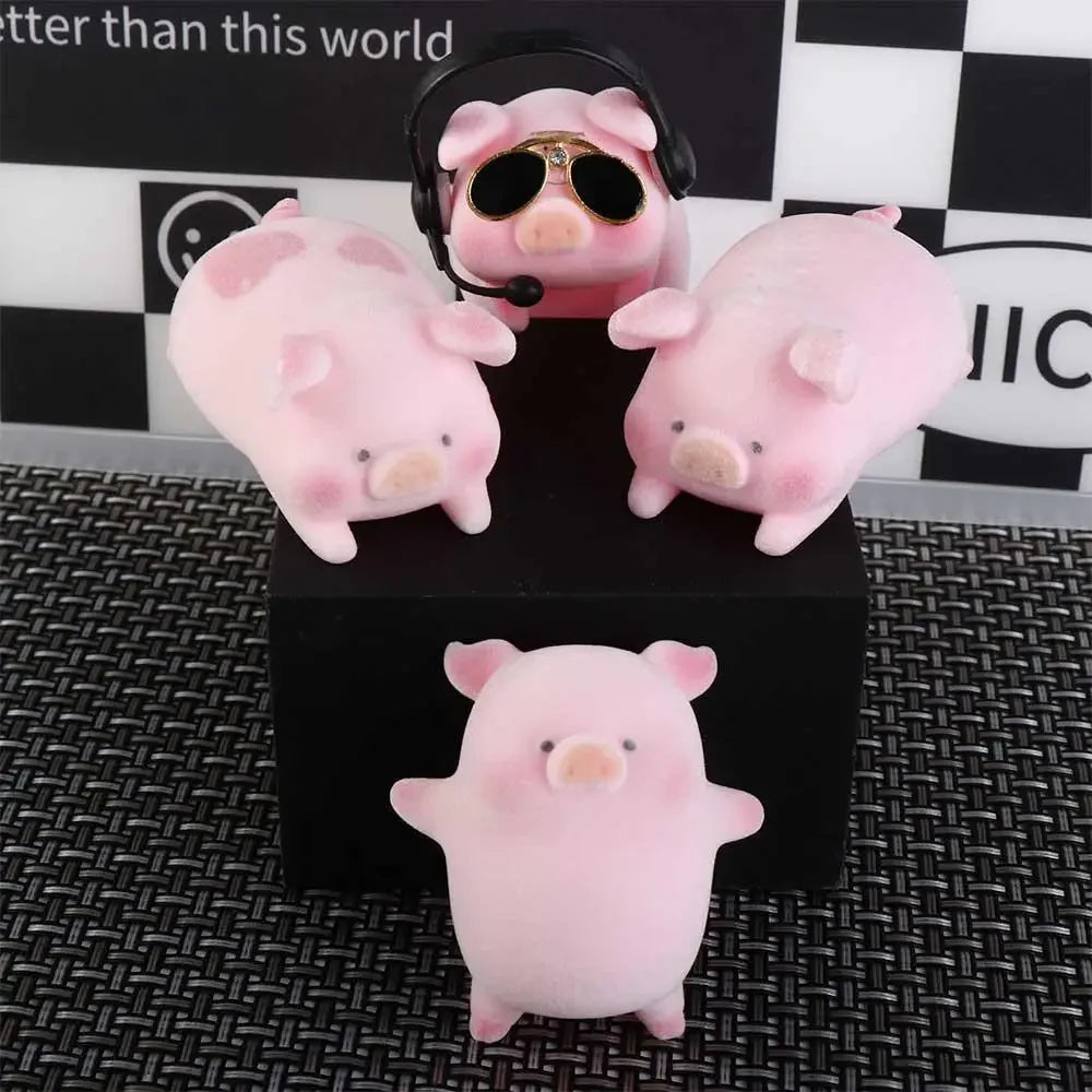 Desktop Decor Nette Lustige Spielzeug Ornament Anime Puppe Schwein Auto Dekoration Glück Piggy Hängen Auto Anhänger Rosa Pigger Ornament