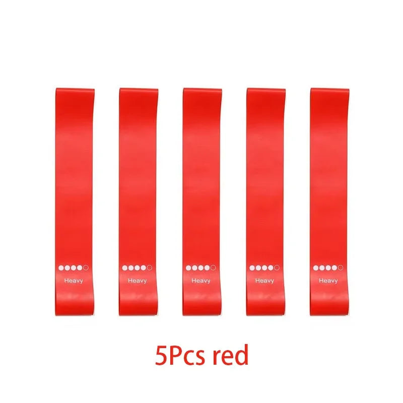 5Pcs Tpe Widerstand Bands Fitness Set Gummi Schleife Kraft Training Workout Expander Yoga Gym Ausrüstung Elastische Tragbare Pilates