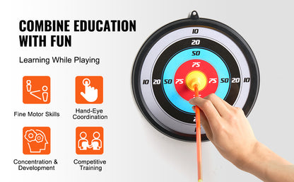 SucceBuy Pfeil- und Bogen-Set für Kinder, 2er-Pack, LED-Bogenschießen-Set mit 20 Pfeilen, 2 Pistolen, Outdoor-Spielzeug für Kinder, Jungen und Mädchen ab 6 Jahren