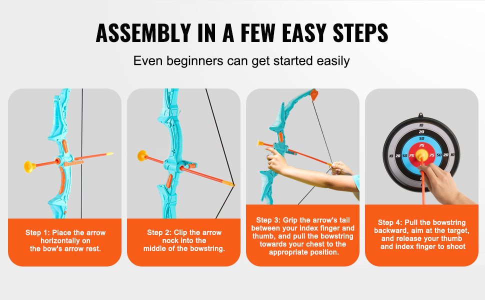 SucceBuy Pfeil- und Bogen-Set für Kinder, 2er-Pack, LED-Bogenschießen-Set mit 20 Pfeilen, 2 Pistolen, Outdoor-Spielzeug für Kinder, Jungen und Mädchen ab 6 Jahren